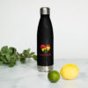 Stainless Steel Water Bottle (Available in White and Black) - Image 3
