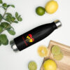 Stainless Steel Water Bottle (Available in White and Black) - Image 2