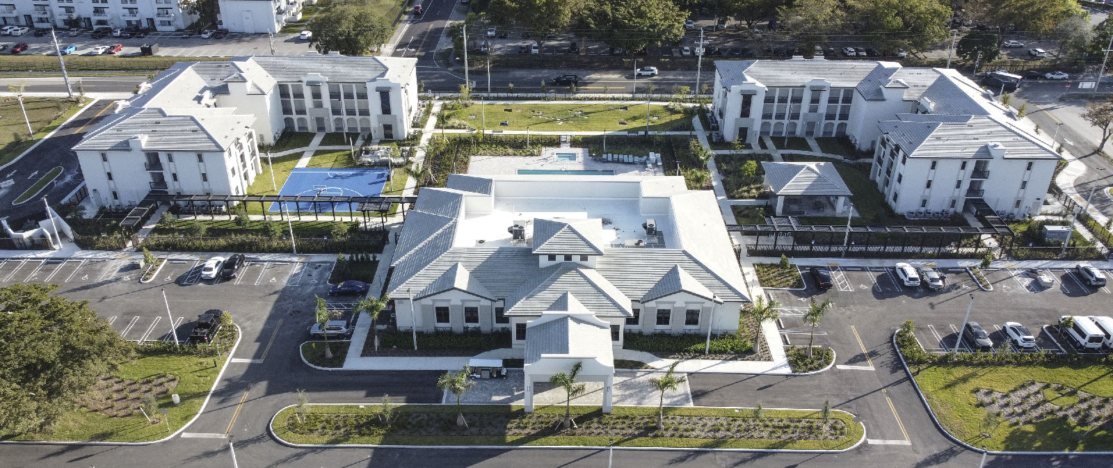 Aerial view of The Village of Casa Familia